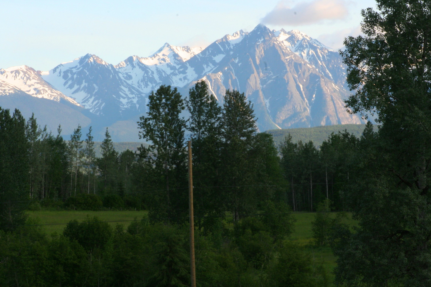 Rocher Deboule from farm